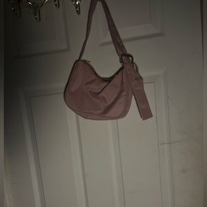 Pink hand bag